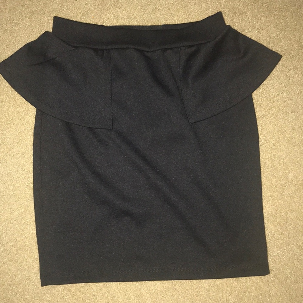 Peplum skirt